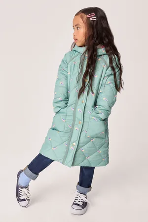 Crew Clothing Company Girls Crew Clothing Shower Resistant Quilted Puffer Jacket