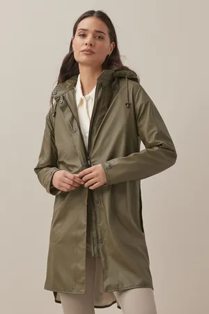 Ilse Jacobsen Womens Loose Fit Waterproof A Shape Raincoat