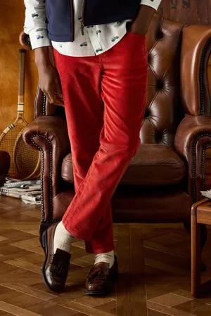 Joules Mens Straight Leg Corduroy Trousers