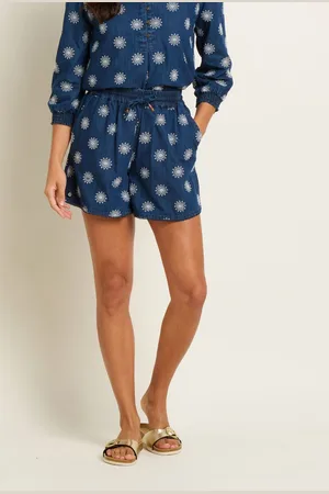 Brakeburn Womens 100% Cotton Daisy Shorts