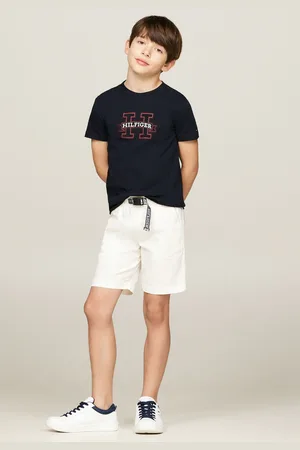 Tommy Hilfiger Boys Regular Fit Print 100% Cotton T-Shirt
