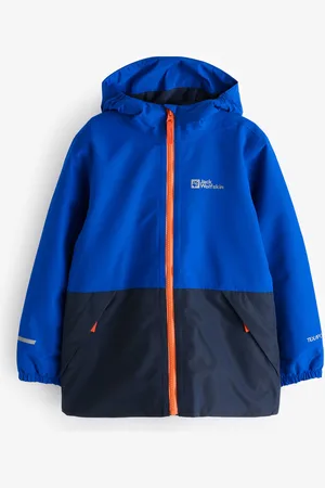 Jack Wolfskin Boys Kids Snowy Days Colour Block Jacket