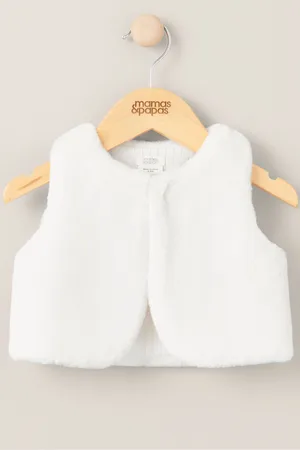 Mamas & Papas Girls Faux Fur Gilet