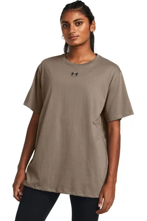 Under Armour Womens Taupe Campus Oversize T-Shirt