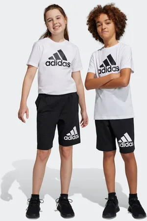 adidas Boys Essentials Big Logo 100% Cotton Shorts