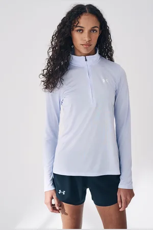 Under Armour Womens /White Tech Twist 1/2 Zip Top