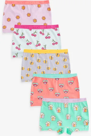Next Girls Multi Short Briefs 5 Pack (2-16yrs)