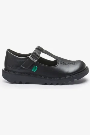 Kickers Girls Junior T Leather Shoes