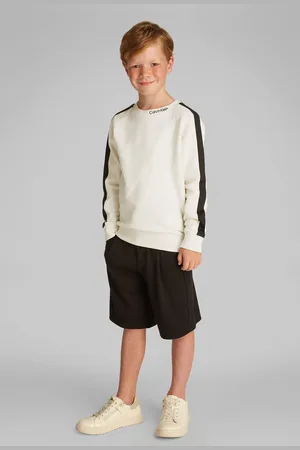 Calvin Klein Brown Soft 100% Cotton Terry Crew Neck Sweatshirt 6 Years (116cm)