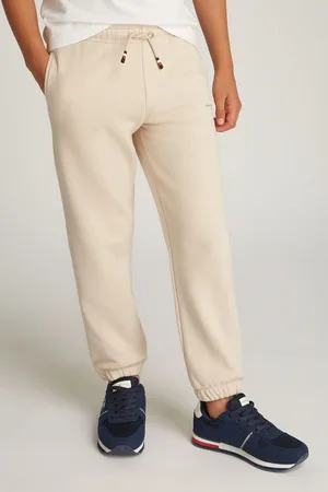 Tommy Hilfiger Cream Unisex Logo Joggers 5 Years (110cm)