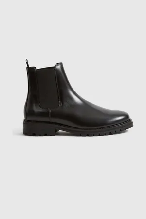 Reiss Mens Chiltern Leather Chelsea Boots