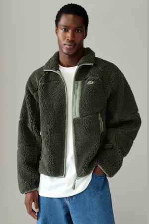Lacoste Mens Fleece Zipped Jacket