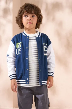 Angel & Rocket Boys Minecraft Preppy Varsity 100% Cotton Jacket