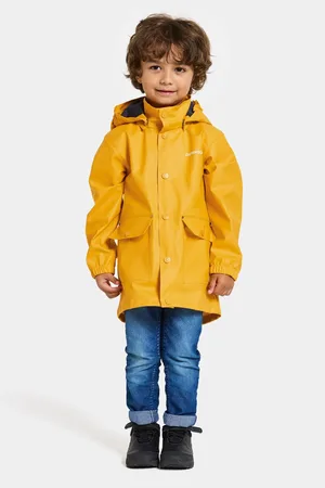 Didriksons Boys Kids Blue Jojo Waterproof Jacket