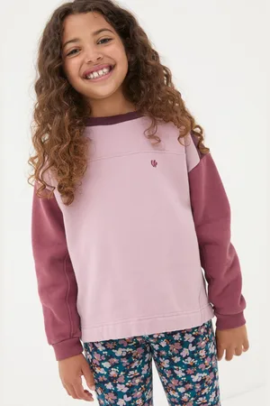 Fat Face Girls FatFace Dusky Butterfly Sweatshirt