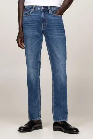 Tommy Hilfiger Mens Straight Denton Straight Jeans