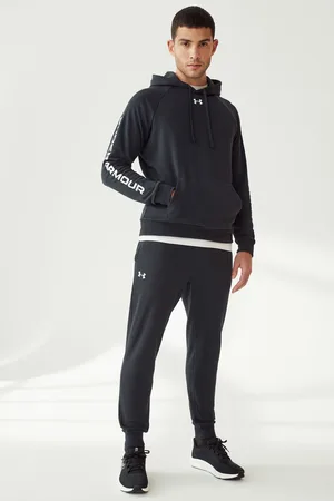 Under Armour Mens /White Rival Fleece White Tracksuit