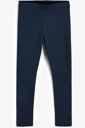 Next Girls Navy Long Length Leggings (3-16yrs)