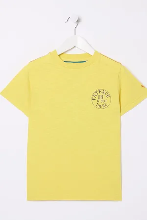 Fat Face Boys FatFace 100% Cotton Us Aloa Graphic T-Shirt