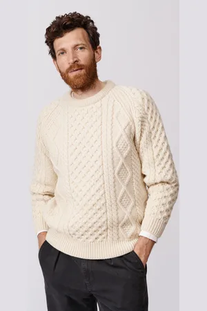 Aubin Aran Wool Jumper XXL