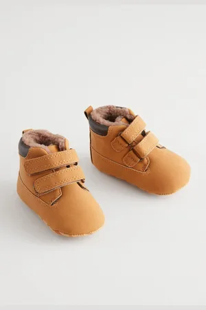Next Honey Brown Touch Fastening Baby Work Boots (0-24mths) Upto 3 Months (50