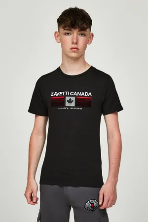 Zavetti Canada Boys Juniors Ovello 100% Cotton T-Shirt