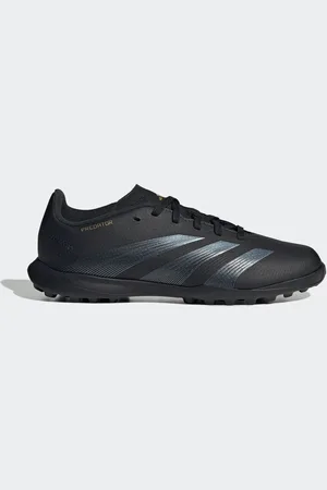 adidas Boys Black/Gold Kids Predator League Turf Boots