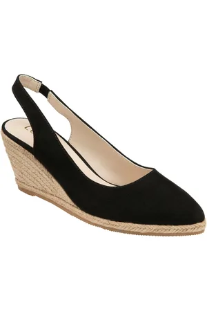 Lotus Sling Back Wedge Espadrille Shoes AU 9 (EU 41)