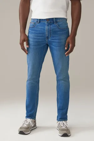 Next Mens Light Vintage Skinny Fit Comfort Stretch Jeans