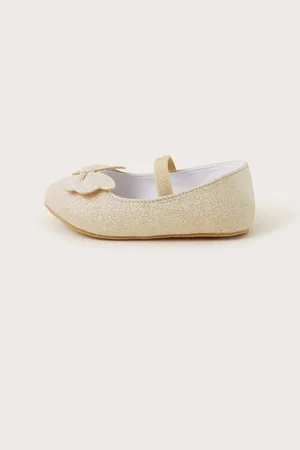 Monsoon Girls Sparkle Bow Walker Shoes