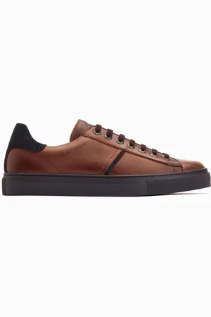 Base London Mens Beck Lace Up Trainers