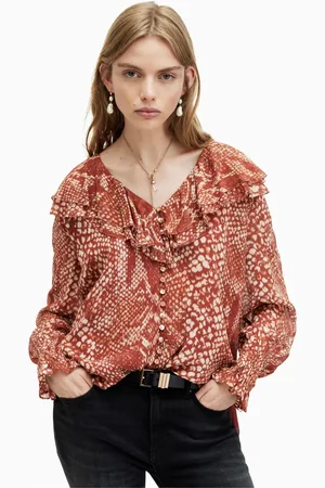 AllSaints Womens AllSaints Phoebe Waimea Top