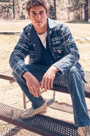 Wrangler Mens Casey Reversible Check 100% Cotton Shacket