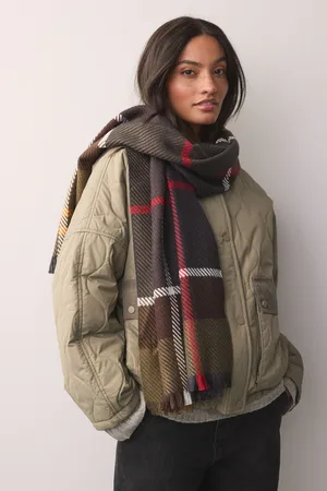 Barbour Green Blair Tartan Check Scarf One