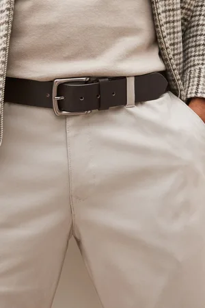 Next Mens Casual Leather Belt