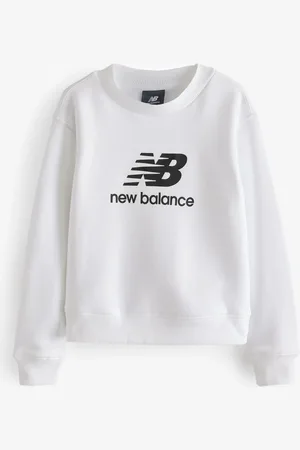 New Balance Girls Girls Stacked Logo Sweatshirt