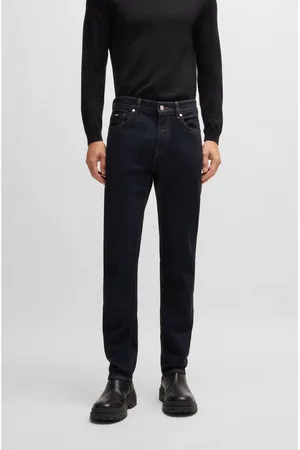 HUGO BOSS Mens Slim-Fit Comfort-Stretch Denim Jeans