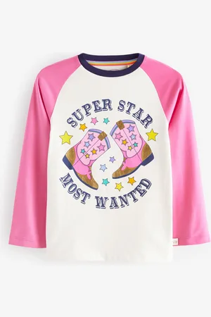 Little Bird Girls 100% Cotton Long Sleeve Colourful T-Shirt