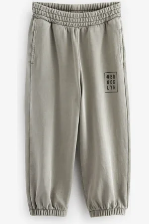Next Boys Loose Fit 100% Cotton Garment Dyed Joggers (3-16yrs)