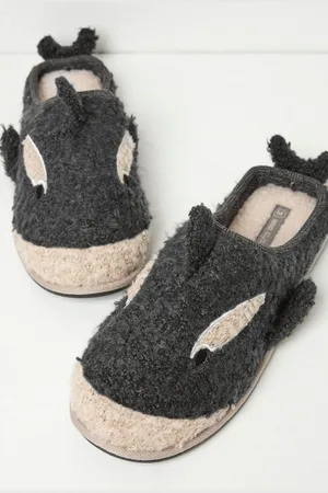 Fat Face Mens FatFace Kev Killer Whale Slippers