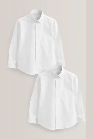 Next Boys 2 Pack Oxford Shirt (3-16yrs)