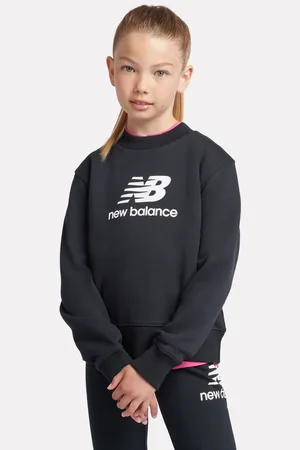 New Balance Girls Girls Stacked Logo Sweatshirt