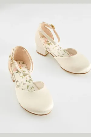 Next Flower Girl Occasion Ankle Strap Low Heel Shoes AU 7 (EU 41)