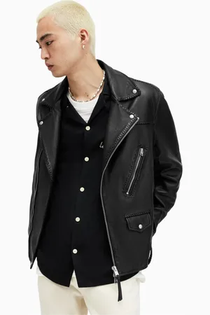 AllSaints Mens AllSaints Biker Warner Jacket