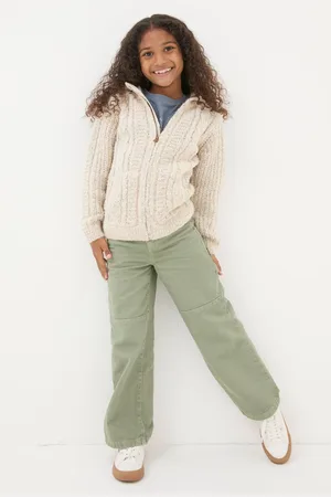 Fat Face Girls FatFace Alicia Knit Hoodie