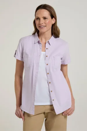 Mountain Warehouse Womens Womens Coconut Short Sleeve 100% Cotton Shirt