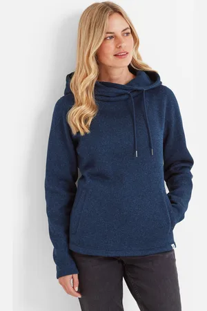 Tog 24 Womens Womens Acer Knitlook Fleece Hoodie