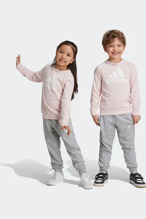 adidas Girls Essentials Logo French Terry Jogger Set