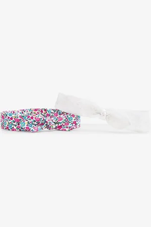 JoJo Maman Bébé Girls Summer Ditsy 2-Pack Pretty Headbands