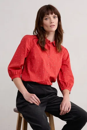 Seasalt Cornwall Womens Hope Cottage 100% Organic Cotton Shirt